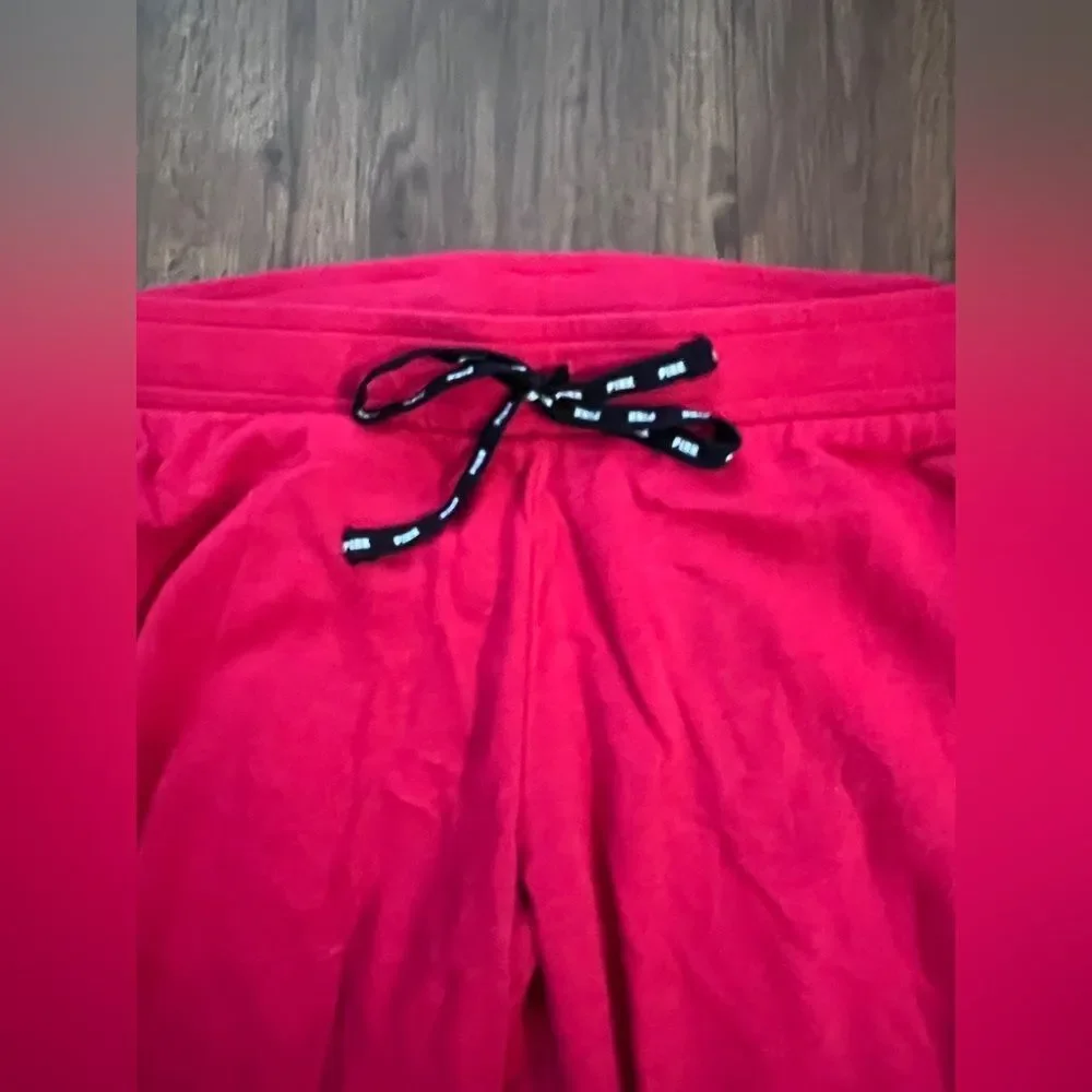 PINK VS RED BLING HOODIE / JOGGERS OUTFIT SET XL